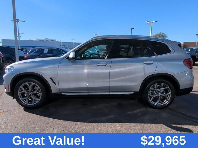 used 2021 BMW X3 car, priced at $29,965