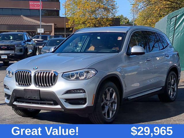 used 2021 BMW X3 car, priced at $29,965