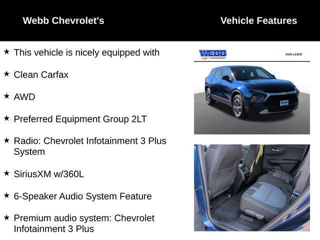 used 2023 Chevrolet Blazer car, priced at $22,798