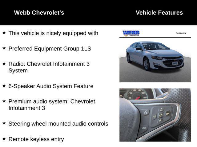 used 2020 Chevrolet Malibu car, priced at $13,090