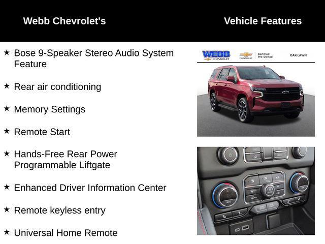 used 2024 Chevrolet Tahoe car, priced at $62,000