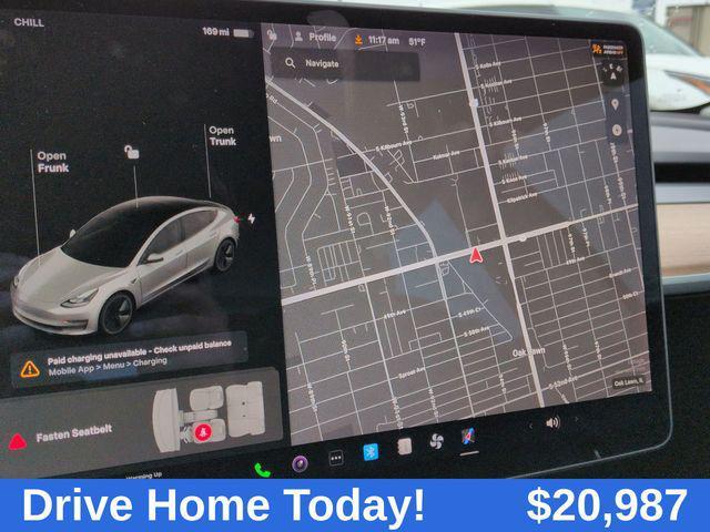 used 2021 Tesla Model 3 car, priced at $19,707