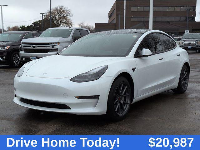 used 2021 Tesla Model 3 car, priced at $19,707