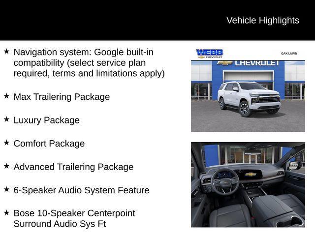 new 2025 Chevrolet Tahoe car, priced at $71,470