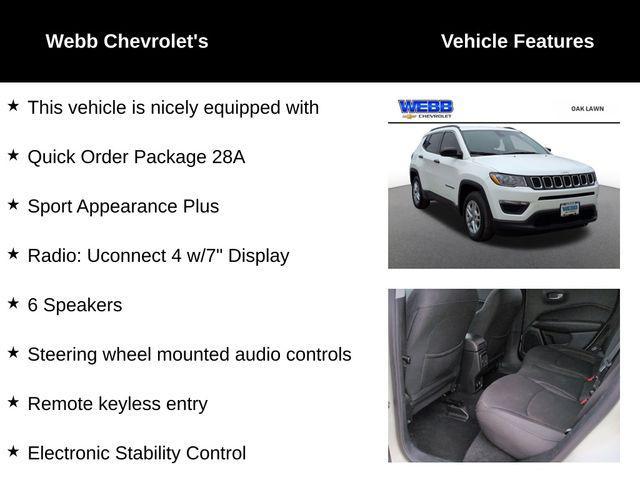 used 2019 Jeep Compass car, priced at $15,145