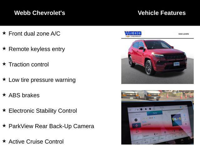 used 2022 Jeep Compass car, priced at $24,812