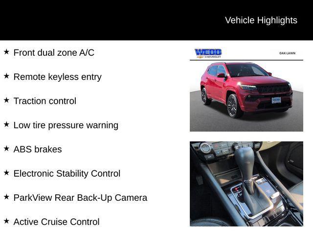 used 2022 Jeep Compass car, priced at $24,341