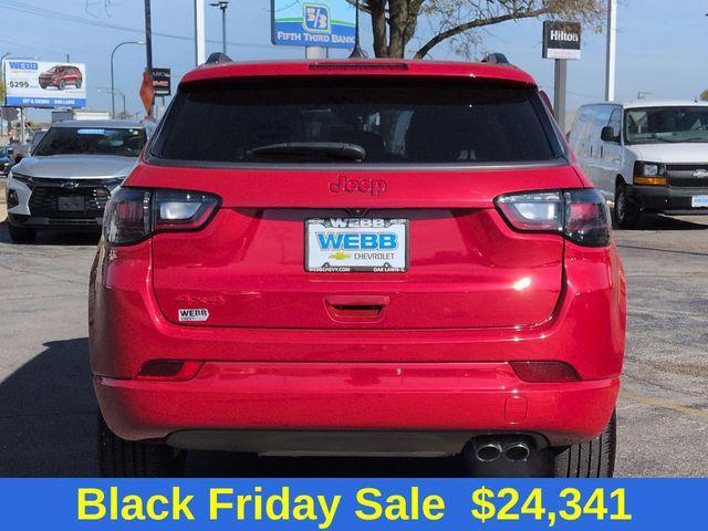 used 2022 Jeep Compass car, priced at $24,341