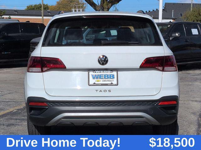 used 2024 Volkswagen Taos car, priced at $18,500