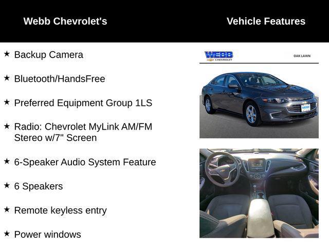 used 2018 Chevrolet Malibu car, priced at $11,995