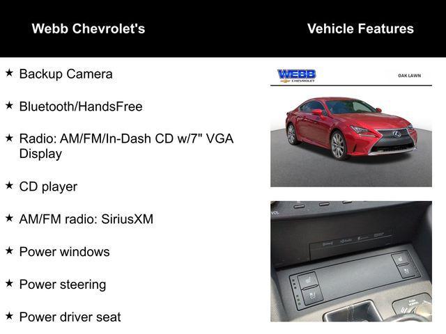 used 2015 Lexus RC 350 car, priced at $26,340