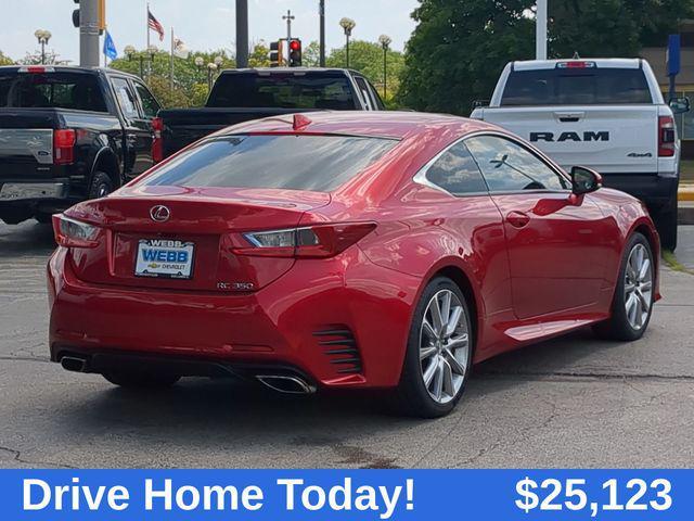 used 2015 Lexus RC 350 car, priced at $25,123