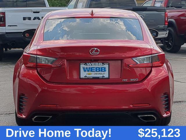 used 2015 Lexus RC 350 car, priced at $25,123