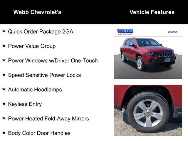 used 2017 Jeep Compass car, priced at $11,751