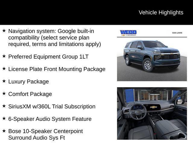 new 2025 Chevrolet Tahoe car, priced at $70,780