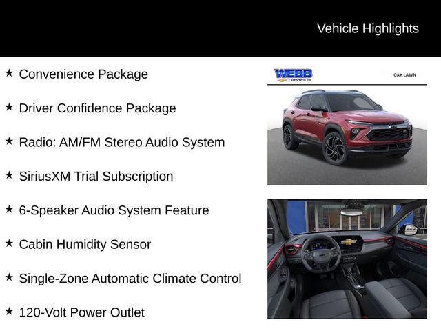 new 2025 Chevrolet TrailBlazer car, priced at $29,835