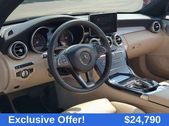 used 2017 Mercedes-Benz C-Class car, priced at $24,790