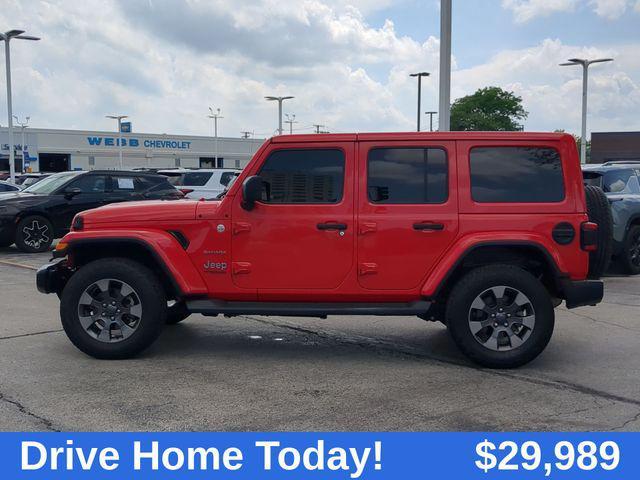 used 2019 Jeep Wrangler Unlimited car, priced at $28,500