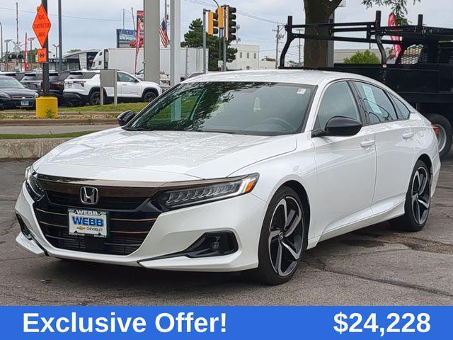 used 2022 Honda Accord car, priced at $24,228