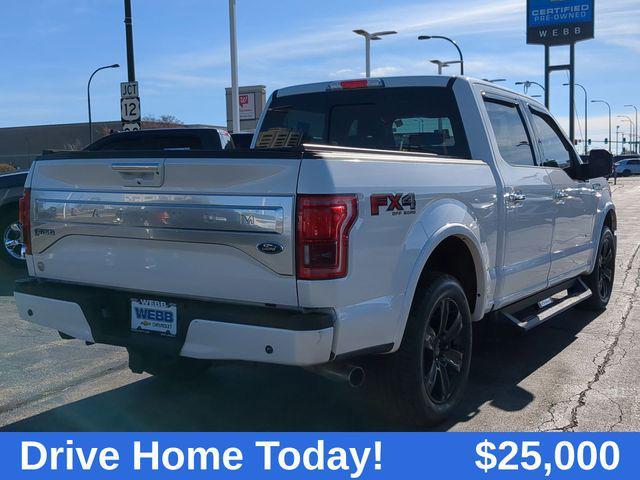 used 2015 Ford F-150 car, priced at $25,000