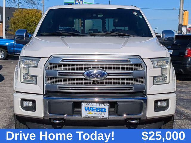 used 2015 Ford F-150 car, priced at $25,000