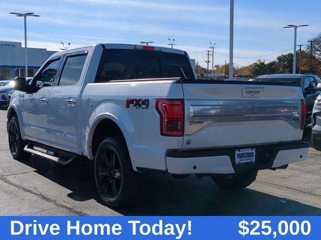 used 2015 Ford F-150 car, priced at $25,000