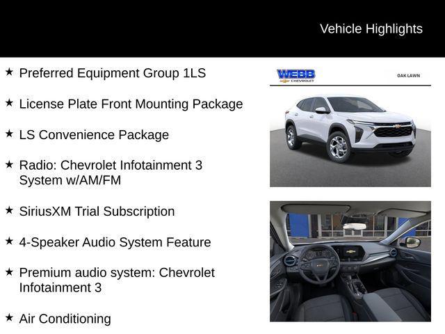 new 2025 Chevrolet Trax car, priced at $21,890