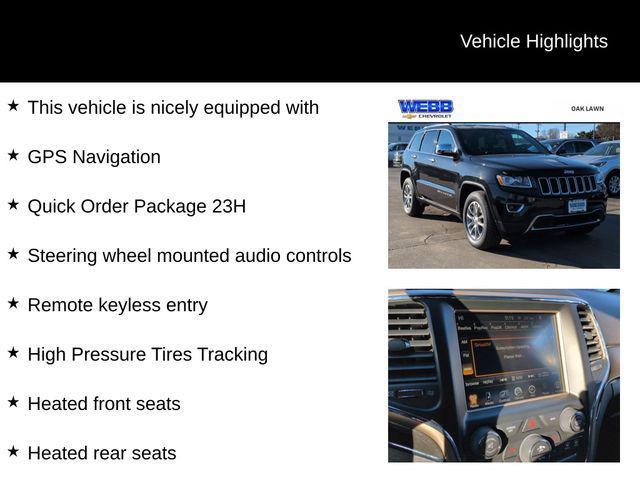 used 2015 Jeep Grand Cherokee car, priced at $13,900