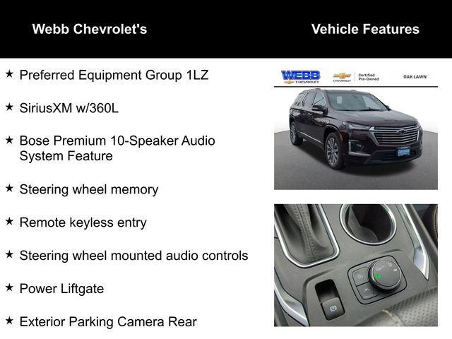 used 2023 Chevrolet Traverse car, priced at $39,193