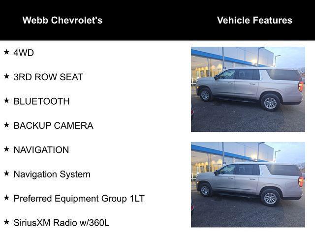 used 2022 Chevrolet Suburban car, priced at $53,490