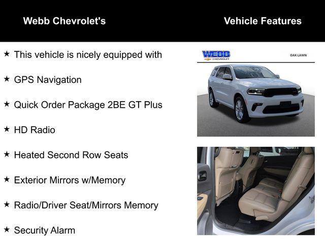 used 2021 Dodge Durango car, priced at $27,500
