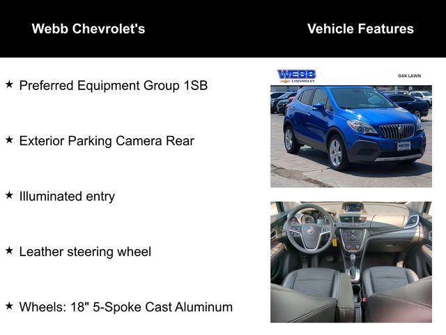 used 2016 Buick Encore car, priced at $13,078