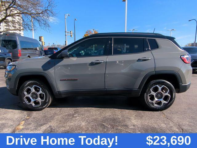 used 2022 Jeep Compass car, priced at $23,690