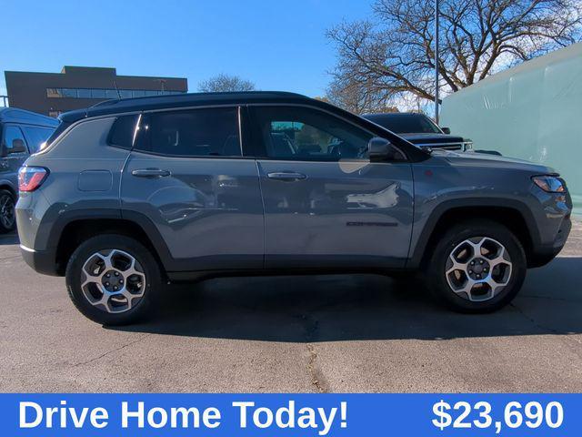 used 2022 Jeep Compass car, priced at $23,690