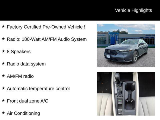 used 2024 Honda Accord car, priced at $24,798