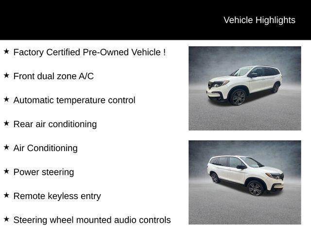 used 2022 Honda Pilot car, priced at $29,998