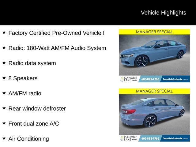 used 2022 Honda Accord car, priced at $24,999