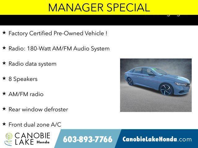 used 2022 Honda Accord car, priced at $24,999