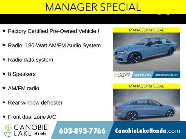 used 2022 Honda Accord car, priced at $24,999