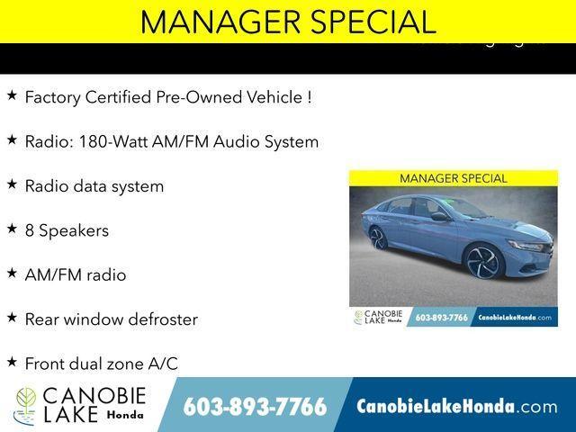 used 2022 Honda Accord car, priced at $24,999
