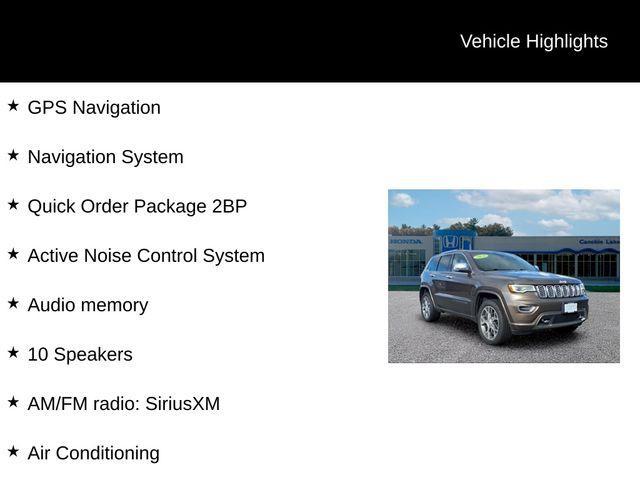 used 2021 Jeep Grand Cherokee car, priced at $16,498