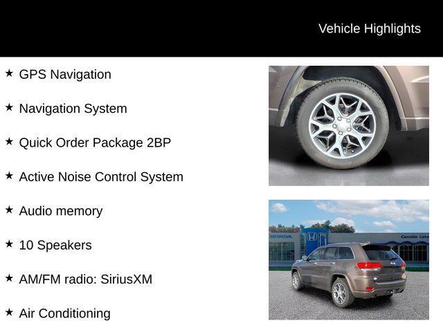 used 2021 Jeep Grand Cherokee car, priced at $16,498