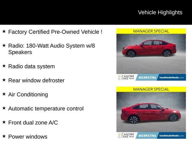 used 2023 Honda Civic car, priced at $22,398