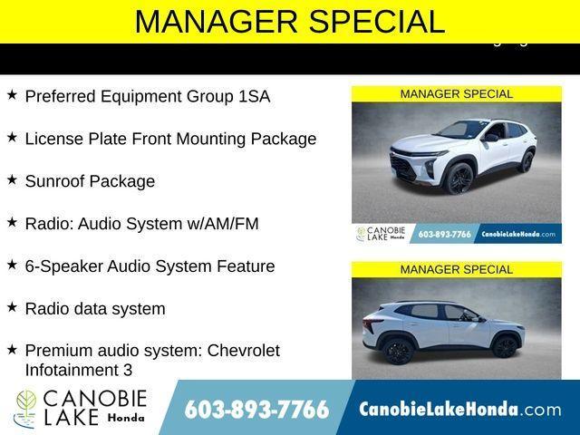 used 2024 Chevrolet Trax car, priced at $19,998