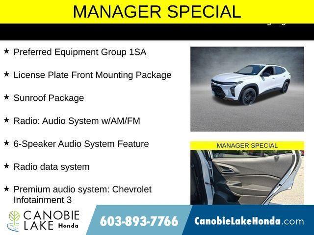 used 2024 Chevrolet Trax car, priced at $19,998