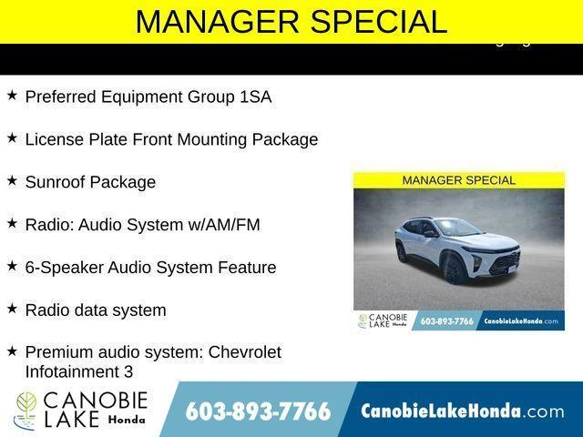 used 2024 Chevrolet Trax car, priced at $19,998