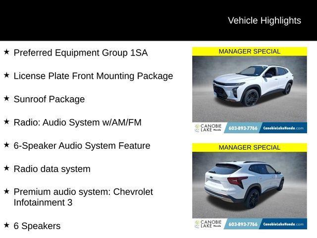 used 2024 Chevrolet Trax car, priced at $19,998