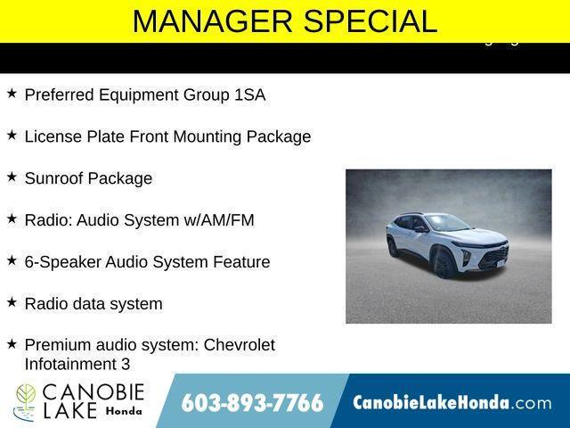 used 2024 Chevrolet Trax car, priced at $19,998