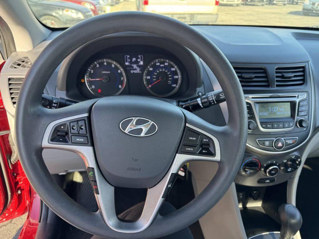 used 2017 Hyundai Accent car, priced at $6,500