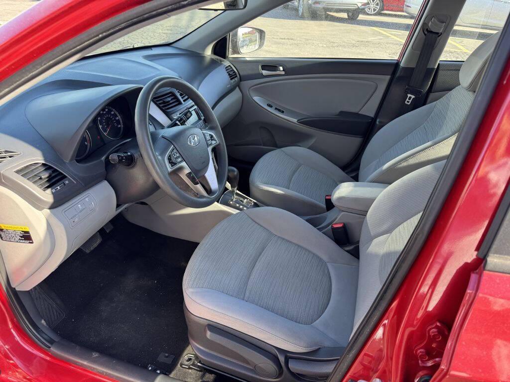 used 2017 Hyundai Accent car, priced at $6,500